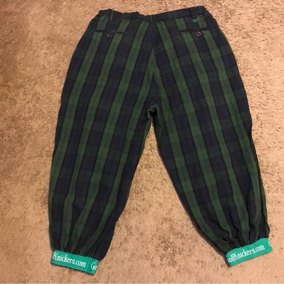 GolfKnickers Green Linen-Cotton/Linen  Pants - Picture 4 of 10